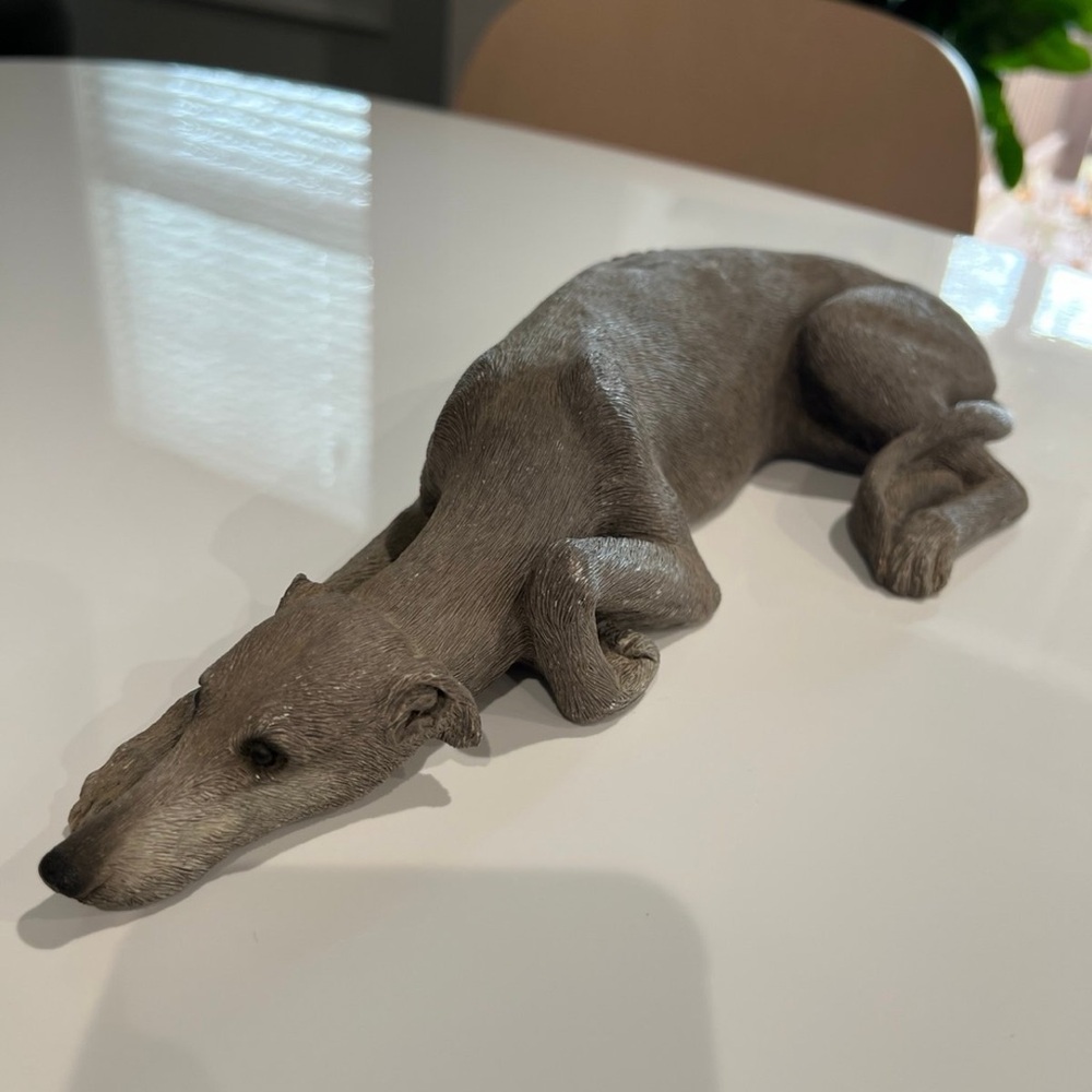Vtg. Sandicast Greyhound Sculpture ‘90’s